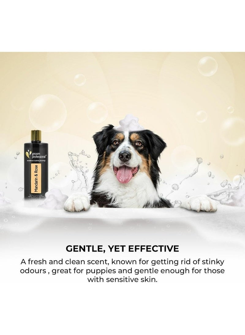 Groom Professional Mandarin & Rose Shampoo 450ml – Luxury Scented Dog Shampoo - Image 3